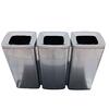 Ecopunto de Acero Inoxidable Anti-Huellas 3x30L