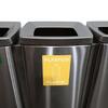 Ecopunto de Acero Inoxidable Anti-Huellas 3x30L