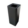 Ecopunto en Acero Pintado Negro con Cubo Interior Galvanizado