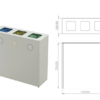 Ecoponto Modular 3 unidades para Hotel
