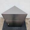 Papelera de Acero Inoxidable con Dos Aberturas – Cubo Interior Galvanizado