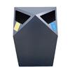 Papelera de Acero Inoxidable con Dos Aberturas – Cubo Interior Galvanizado