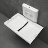 Fráldario Horizontal Polipropileno e Aço Inox Preto Mate - Mediclinics
