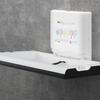 Fráldario Horizontal Polipropileno e Aço Inox Preto Mate - Mediclinics