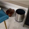 Cubo doble de acero cepillado de 9L THORNTON