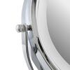 Winchester Chrome LED Table Mirror with Batteries