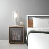 Minibar para Hotel Eton-E de Puerta de Vidrio Negro 10L