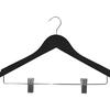 100 Perchas de Madera con Pinzas Burlington para Hotel
