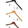 100 Perchas de Madera con Pinzas Burlington para Hotel