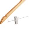 100 Perchas de Madera con Pinzas Burlington para Hotel