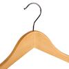 100 Perchas de Madera con Pinzas Burlington para Hotel