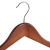 100 Perchas de Madera con Pinzas Burlington para Hotel