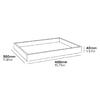 Buxton Standard BUSA Bamboo Tray