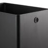 Tera Wall Mounted Bin in Black