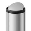 Balde Villa Swing 40L Inox Escovado Tampa Basculante