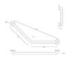 Wall Grab Bar 450X450Mm