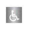 Pictograma WC Mobilidade Reduzida Em Inox 150X150Mm