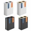 Recycling bin 3x60L Black/Bamboo
