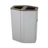 Ecopoint Munich 2 Compartments in Galvanized Steel 100L