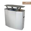 Ecopoint Munich 2 Compartments in Galvanized Steel 100L