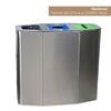 Ecopoint Munich 3 Compartments in Galvanized Steel 160L