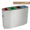 Ecopoint Munich 4 Compartments in Galvanized Steel 220L