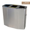Ecopoint Munich 4 Compartments in Galvanized Steel 220L
