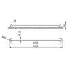 Barra de Apoio 120cm Aço Inox
