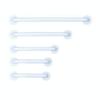 Stainless Steel Support Bar White