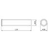 Stainless steel roll holder ROMA series