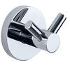 Double Hook in Bright Stainless Steel