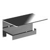 Chrome-plated brass roll holder Creta series