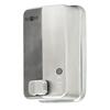 Dosificador de jabón líquido INOX vertical 1.2l de acero inoxidable.