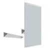 Reclining Mirror For Disabled With Satin Finished Stainless
