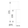 Shine Stainless Steel Wall Brush WC