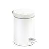 White Finished Steel Bin 5 Lt
