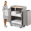 Green Hotel 875 Housekeeping Trolley with 2 Bags