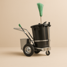 Urban cleaning trolley