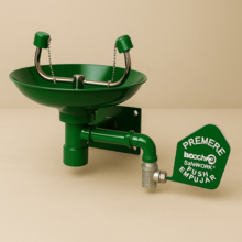 Eye washers and emergency showers