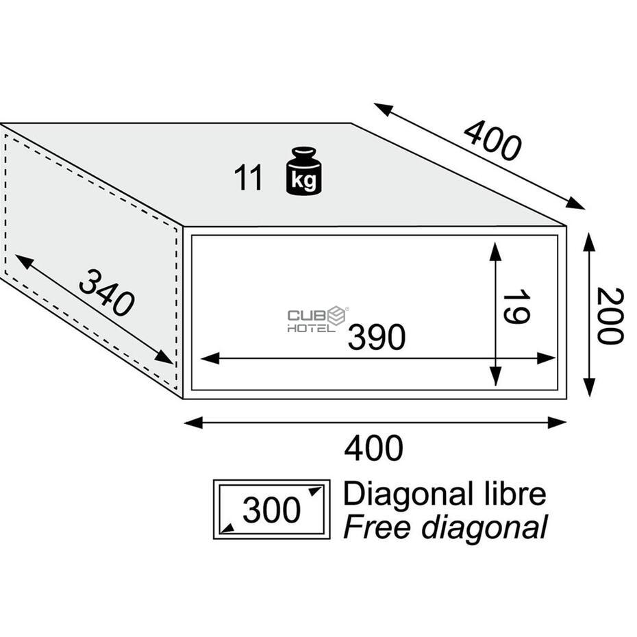 ALPHA 15 Laptop Hotel Safe with Activation Key