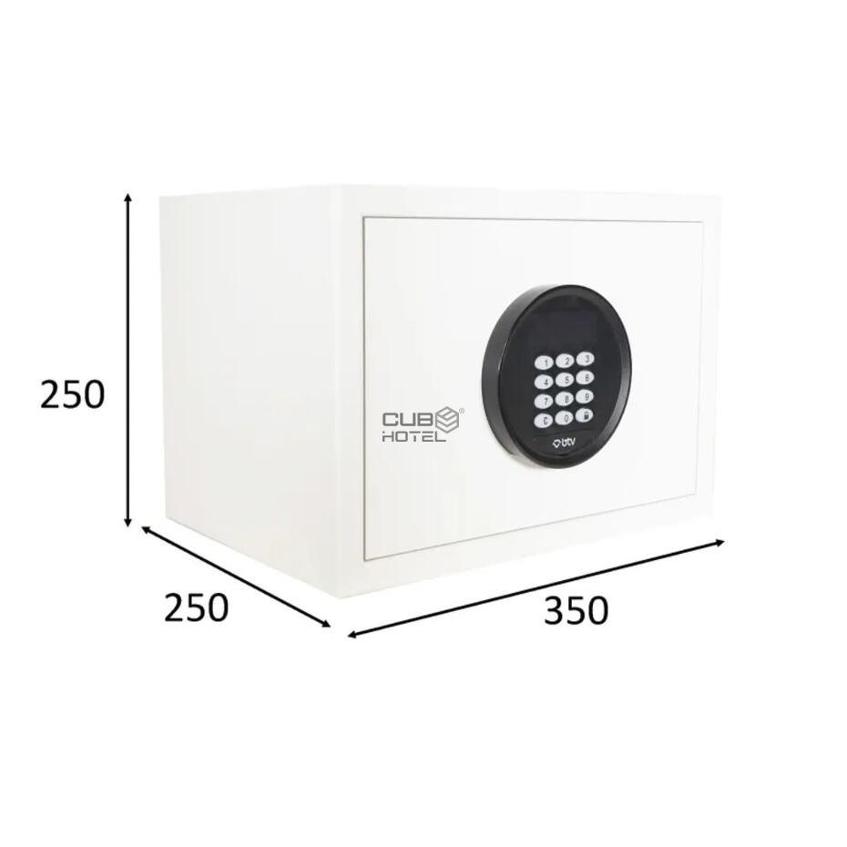 Perla Safe 25 25x35x25cm with Internal Lighting