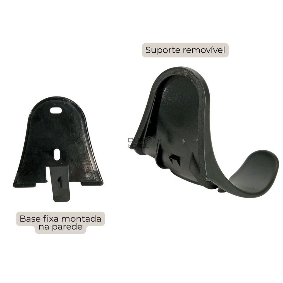 Universal ABS Hair Dryer Holder Black