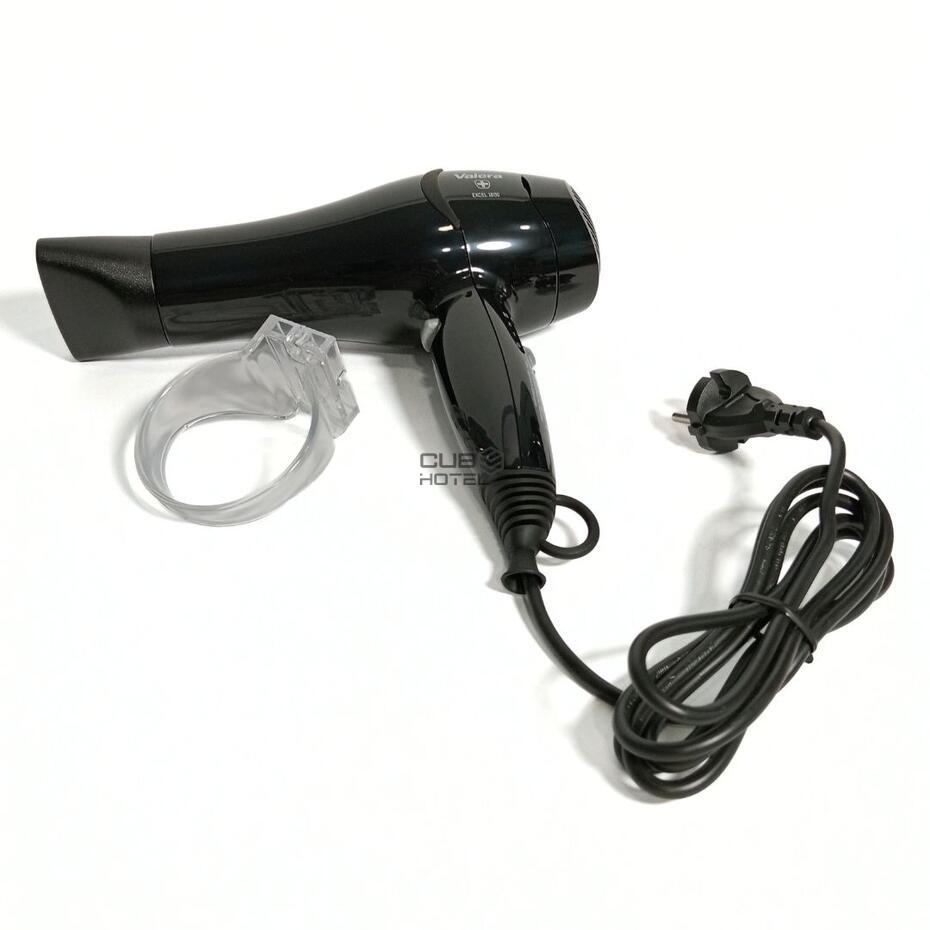 Secador Cabelo Valera Excel 1800W Preto com Suporte Anti-roubo