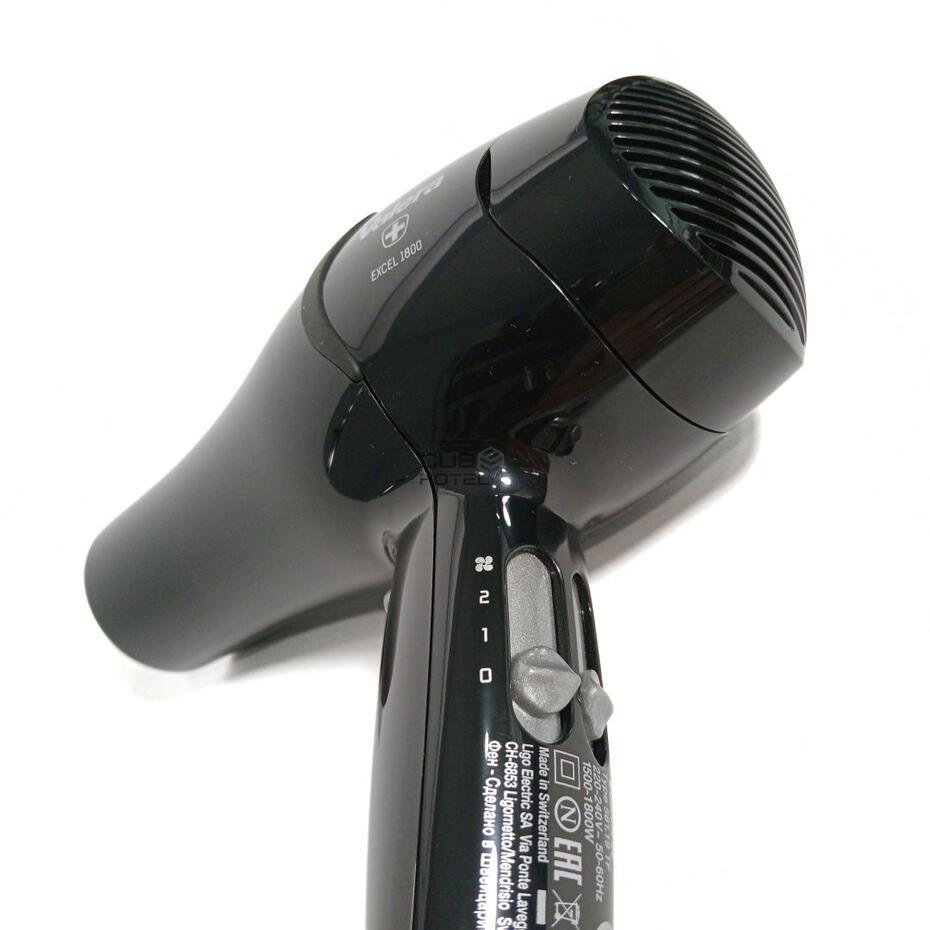 Secador Cabelo Valera Excel 1800W Preto com Suporte Anti-roubo