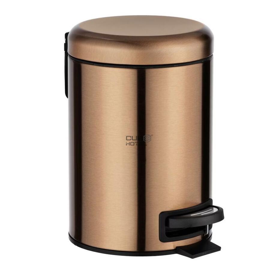 Copper Pedal Bin 3L