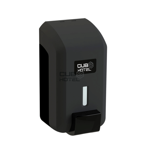 Soap Dish Alcohol Gel Dispenser In Matte Black Abs 700Ml