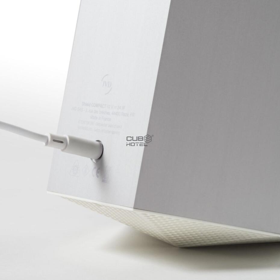 Purificador de Aire Profesional Compacto Shield Blanco