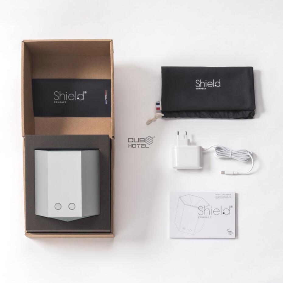 Purificador de Aire Profesional Compacto Shield Blanco