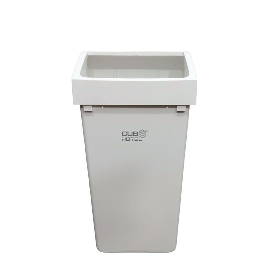 Timeless White 40L Waste Bin