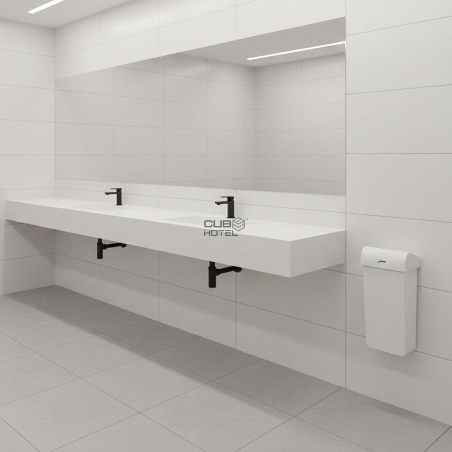 Timeless White 40L Waste Bin